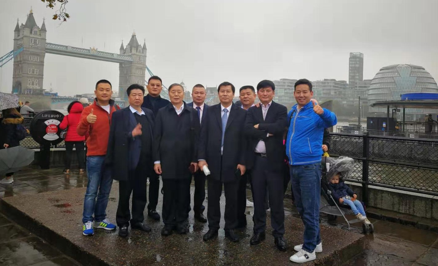 代表团在伦敦合影